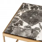 STOLIK KAWOWY LA QUINTA 190x45 CM SZARY EICHHOLTZ