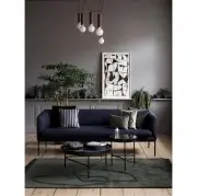 STOLIK KAWOWY MARMUROWY 70,5 CM CZARNY FERM LIVING