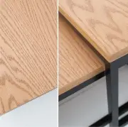 STOLIK KAWOWY New Elements 2 szt. dąb INVICTA INTERIOR