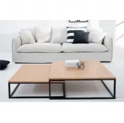 STOLIK KAWOWY New Elements 2 szt. dąb INVICTA INTERIOR