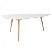 STOLIK KAWOWY W KSZTAŁCIE KROPLI 2 SZT. WHITE LABEL LIVING