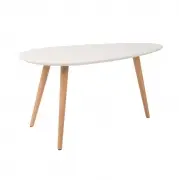 STOLIK KAWOWY W KSZTAŁCIE KROPLI 2 SZT. WHITE LABEL LIVING