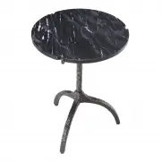 STOLIK OKAZJONALNY CORTINA black marble EICHHOLTZ