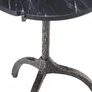 STOLIK OKAZJONALNY CORTINA black marble EICHHOLTZ