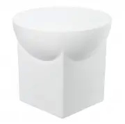 Stolik Okazjonalny Mila 43X46 Cm Biały Pulpo