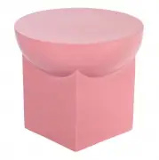 Stolik Okazjonalny Mila 43X46 Cm Różowy Pulpo
