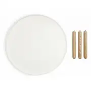 STOLIK TABLO DUŻY BIAŁY - NATURALNY JESION NORMANN COPENHAGEN