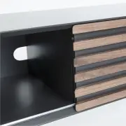 STOLIK TV SCHWARZ 120X48 CM