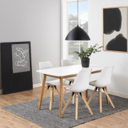 STÓŁ NAGANO BIAŁY BLAT 150x80CM ACTONA COMPANY