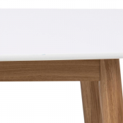 STÓŁ NAGANO BIAŁY BLAT 150x80CM ACTONA COMPANY