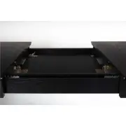 STÓŁ ROZKŁADANY GLIMPS 120-162 CM CZARNY ZUIVER