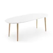 STÓŁ ROZKŁADANY TOLEDO BIAŁY 140-220 cm