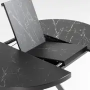 STÓŁ ROZKŁADANY Vashti 120-160 cm ceramiczny blat KAVE HOME