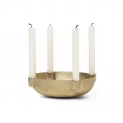 ŚWIECZNIK BOWL MOSIĘŻNY FERM LIVING