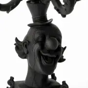 ŚWIECZNIK BURLESQUE CLOWN CZARNY SELETTI