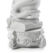 ŚWIECZNIK GIANT BURLESQUE SKULL BIAŁY SELETTI