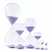 Klepsydra Sandglass Ball M Lilac Pols Potten