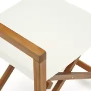 Składane krzesło ogrodowe Thianna beżowe kave home