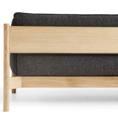Sofa Arbour 3 osobowa Re-wool 198 olejowany dąb HAY