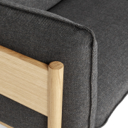 Sofa Arbour 3 osobowa Re-wool 198 olejowany dąb HAY