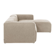 Sofa Blok 3 osobowa z prawym szezlongiem beżowa Kave Home