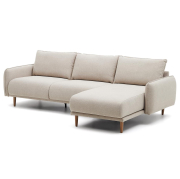 Sofa Carlota z szezlongiem Kave Home