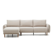Sofa Carlota z szezlongiem Kave Home