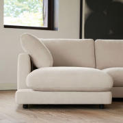 Sofa Gala z lewym szezlongiem beżowa Kave Home