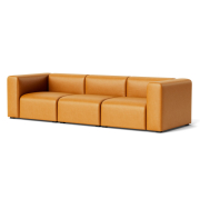 Sofa Mags 3 osobowa high armrest Sense cognac HAY