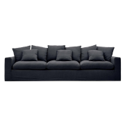 Sofa Nora 4 osobowa antracytowa Kave Home