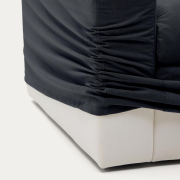 Sofa Nora 3 osobowa antracytowa Kave Home