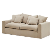 Sofa Nora 3 osobowa taupe Kave Home