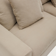 Sofa Nora 3 osobowa taupe Kave Home