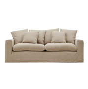 Sofa Nora 3 osobowa taupe Kave Home