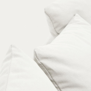 Sofa Nora 4 osobowa ecru Kave Home