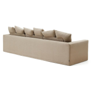 Sofa Nora 4 osobowa taupe Kave Home