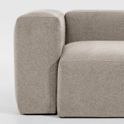 Sofa narożnikowa Blok 3 osobowa beżowa Kave Home