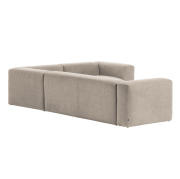 Sofa narożnikowa Blok 4 osobowa beżowa Kave Home