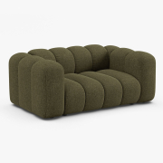 Sofa 2-osobowa Lupine zielony szenil Micadoni