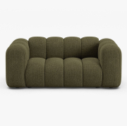Sofa 2-osobowa Lupine zielony szenil Micadoni