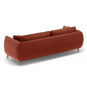 Sofa 3-osobowa Ada brązowa Micadoni