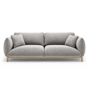 Sofa 3-osobowa Ada jasnoszara Micadoni