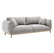 Sofa 3-osobowa Ada jasnoszara Micadoni