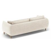 Sofa 3-osobowa Ada kość słoniowa Micadoni