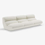 Sofa Hi Lo AV54 3-Osobowa Beżowa Andtradition