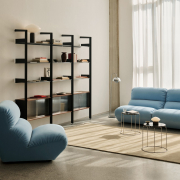 Sofa Hi Lo AV54 3-osobowa Błękitna Andtradition