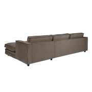 Sofa Agir Z Szezlongiem 285X155 Cm Velvety Taupe Furninova