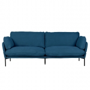 Sofa Aldon 224 Cm Niebieska