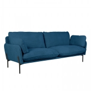 Sofa Aldon 224 Cm Niebieska