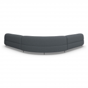 Sofa Aria Narożna 346X346 Cm Denali Granatowa